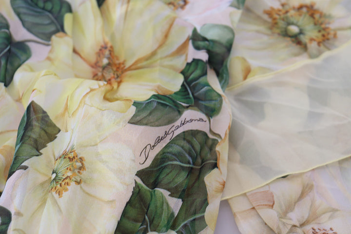 Elegant floral silk maxi dress