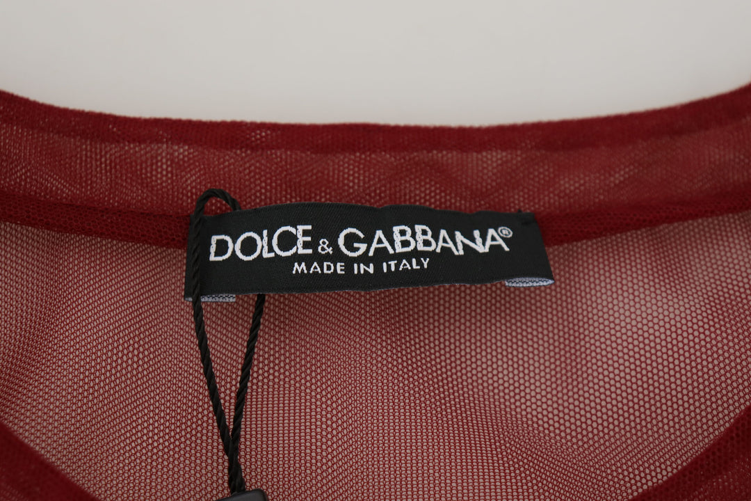 Dolce & Gabbana Kastanienbraunes Mini-Shiftkleid - Italienische Eleganz