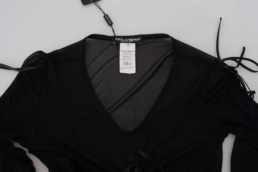Schwarzes Viskose Bodycon Etuikleid Midikleid