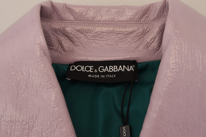 Chic purple short jacket - a style statement