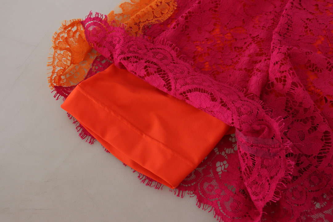 Elegant high-waisted lace shorts in two shades