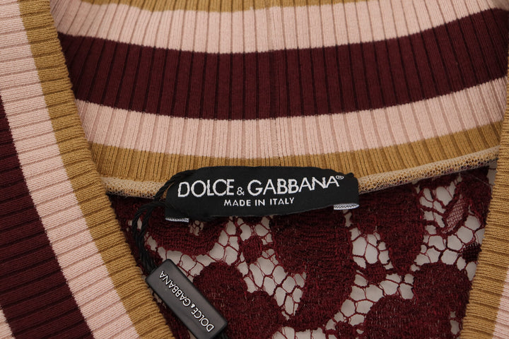 Multicolor V-neck sweater