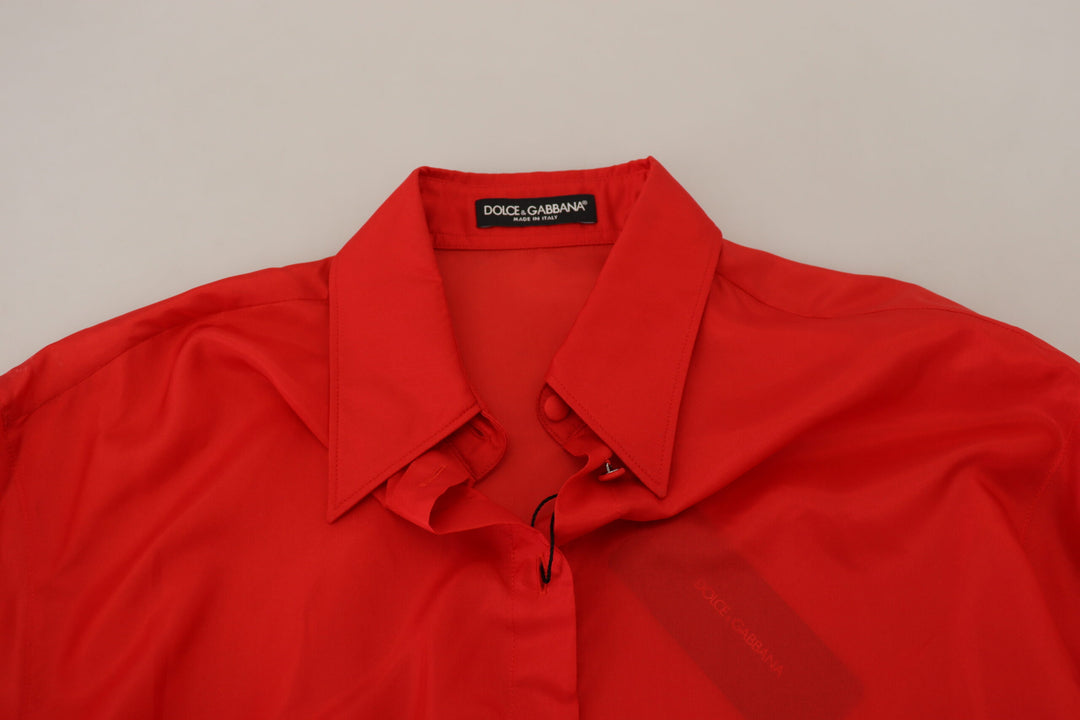Elegant long-sleeved polo shirt with silk collar