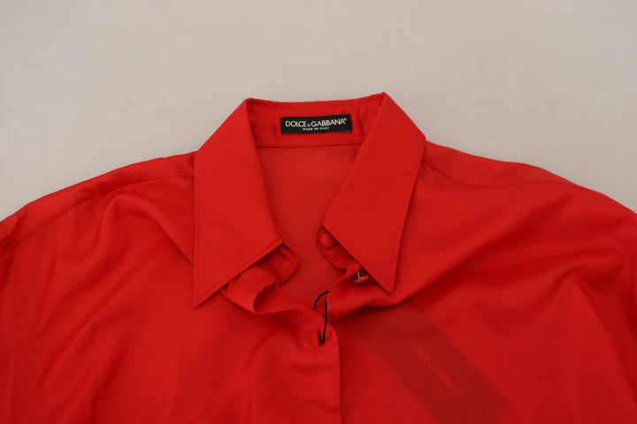 Elegant long-sleeved polo shirt with silk collar