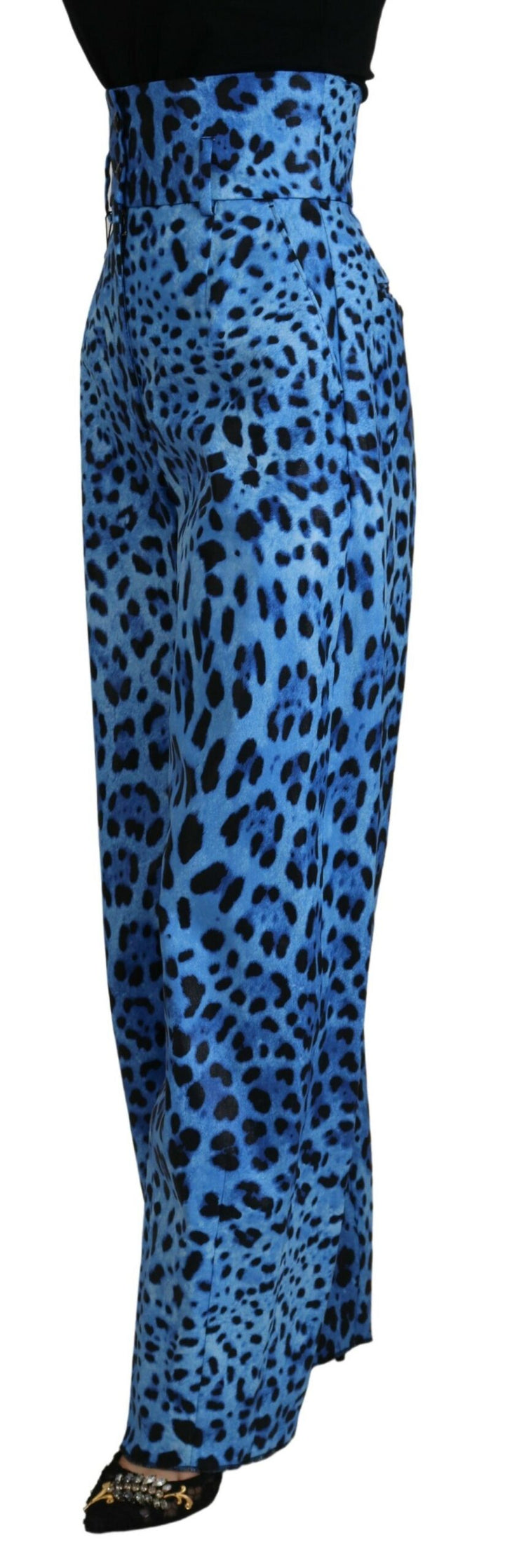 Elegant straight pants with high waist