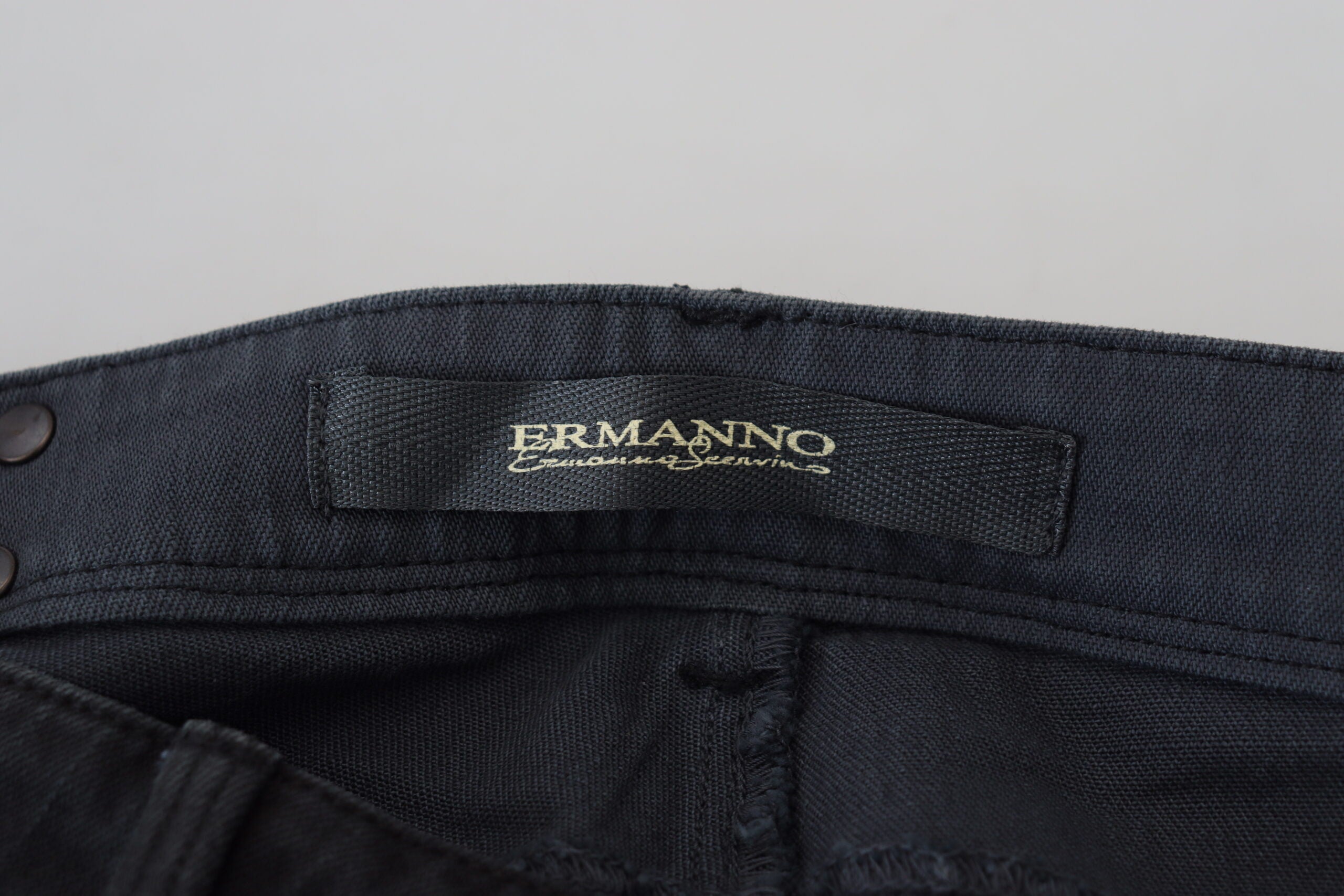 Schwarze Baumwolle Slim Fit Damen Denim Jeans