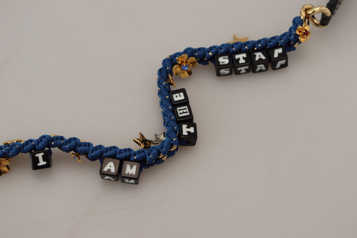 Multicolor Lux leather shoulder strap