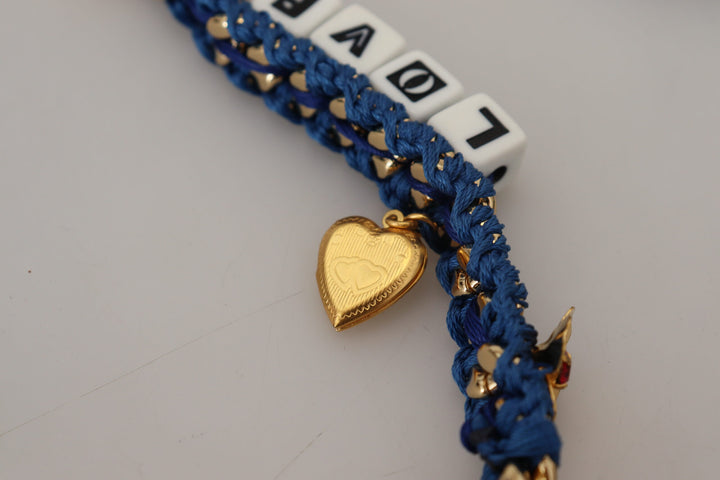 Multicolor Lux leather shoulder strap