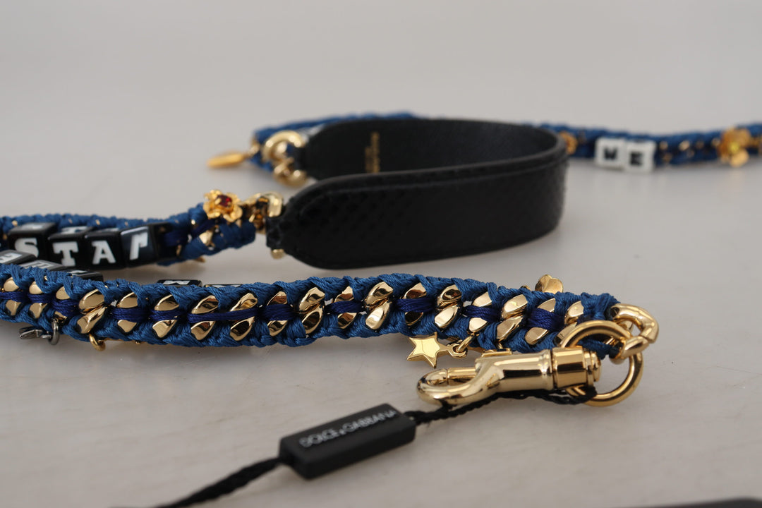 Multicolor Lux leather shoulder strap