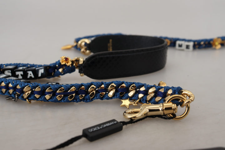 Multicolor Lux leather shoulder strap
