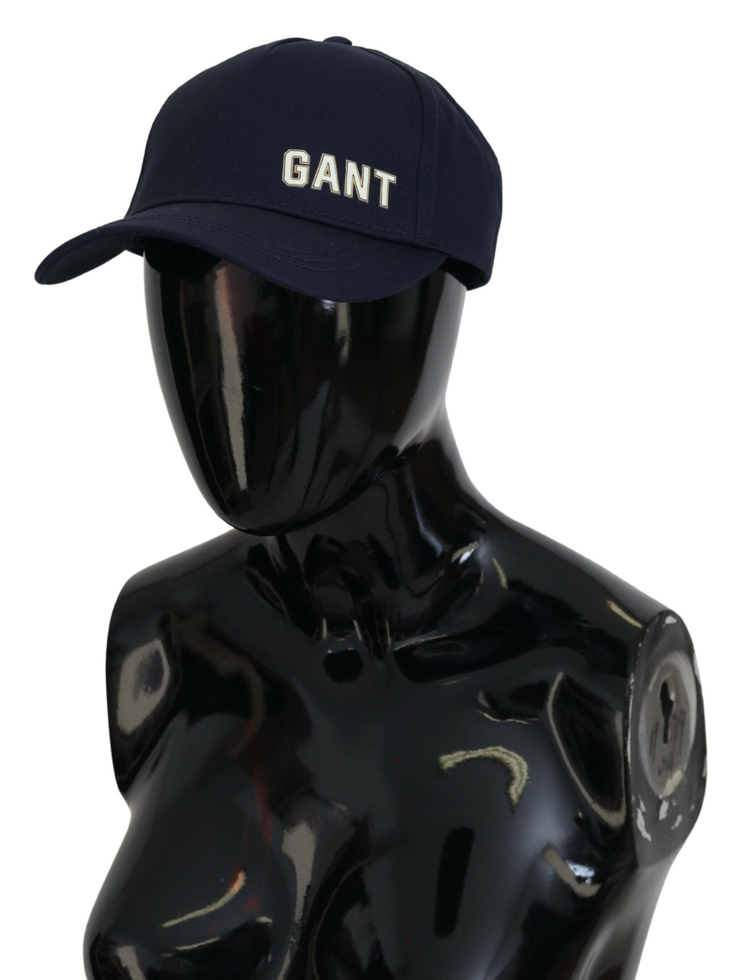 Elegant baseball cap made of blue cotton