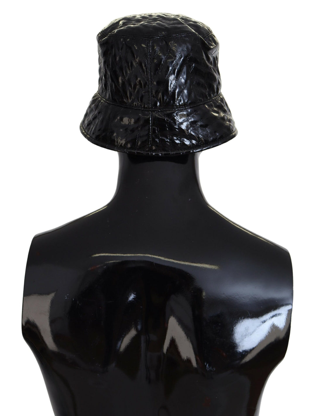 Elegant black bucket cap
