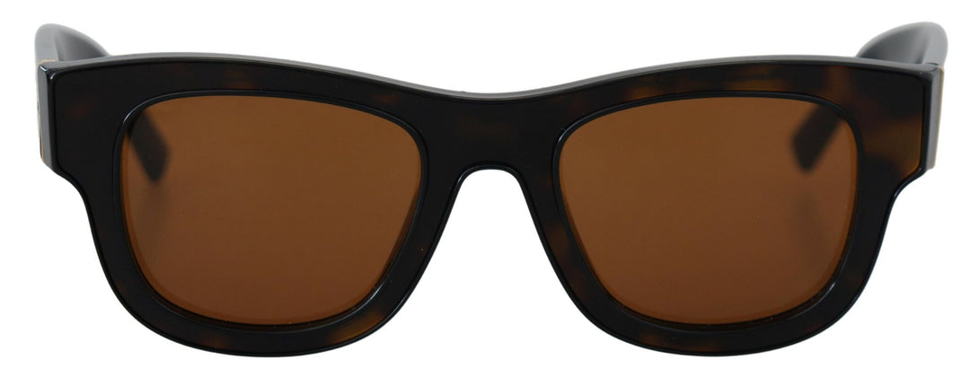 Dolce & Gabbana Schicke braune Acetat-Sonnenbrille