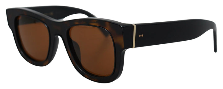 Dolce & Gabbana Schicke braune Acetat-Sonnenbrille