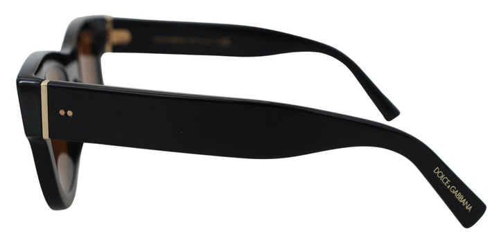 Dolce & Gabbana Schicke braune Acetat-Sonnenbrille