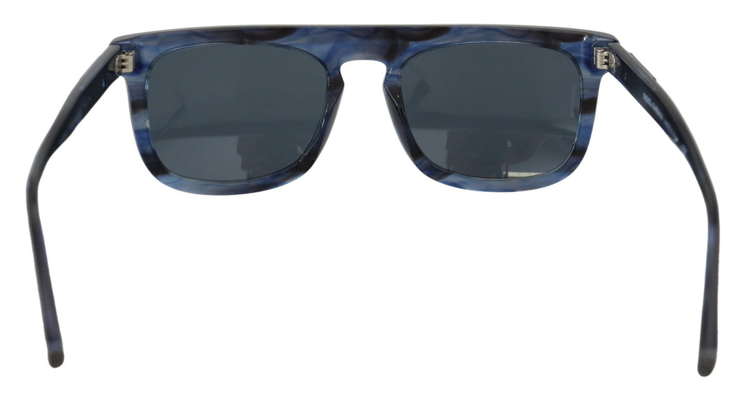 Blau DG4288 Acetat Vollrand-Sonnenbrille