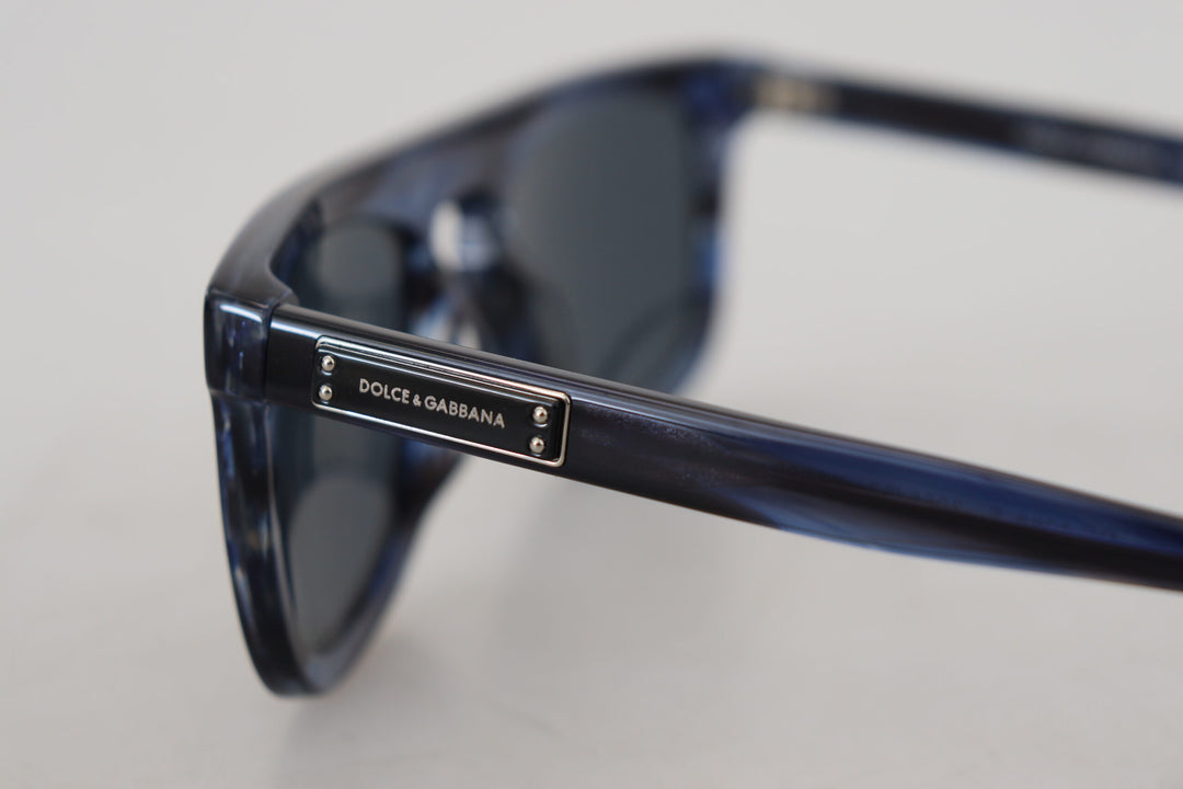 Blau DG4288 Acetat Vollrand-Sonnenbrille