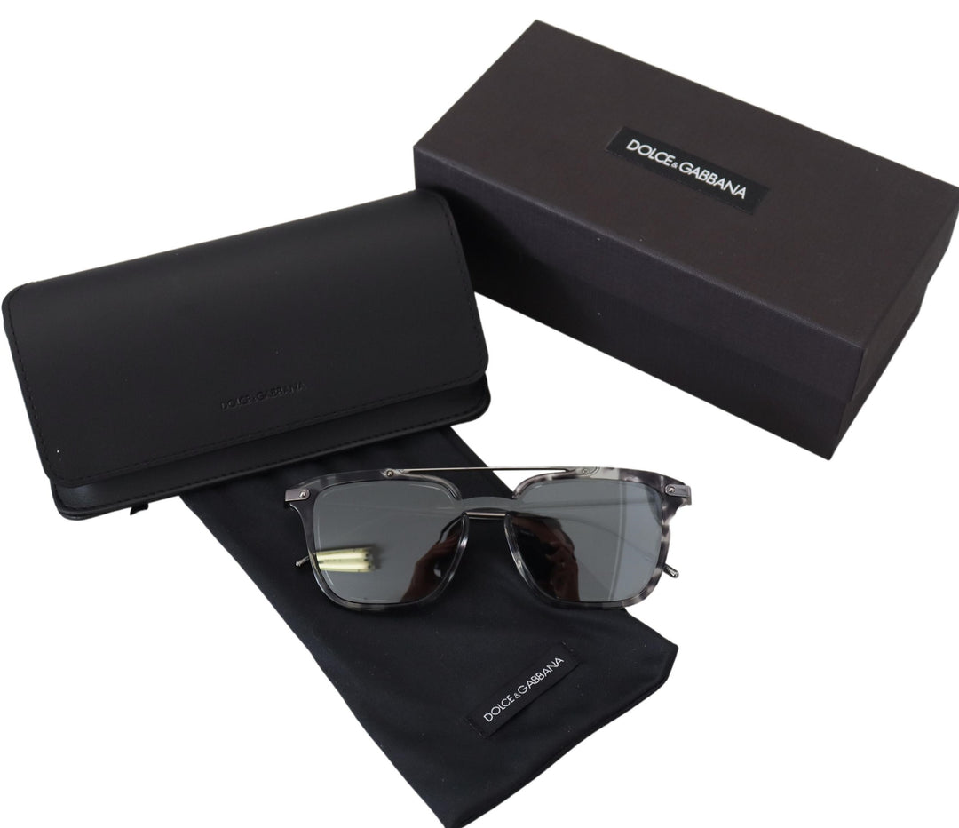 Atemberaubende graue Acetat-Sonnenbrille