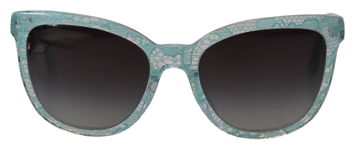 Blaue DG4190 Spitze Kristall Acetat Schmetterling Sonnenbrille