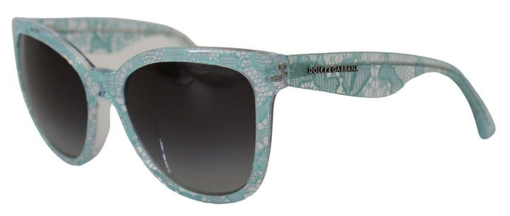 Blaue DG4190 Spitze Kristall Acetat Schmetterling Sonnenbrille