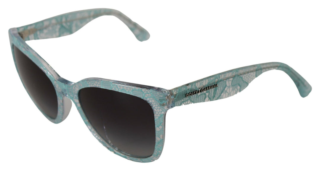 Blaue DG4190 Spitze Kristall Acetat Schmetterling Sonnenbrille