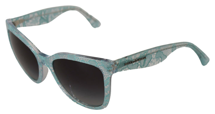 Blaue DG4190 Spitze Kristall Acetat Schmetterling Sonnenbrille