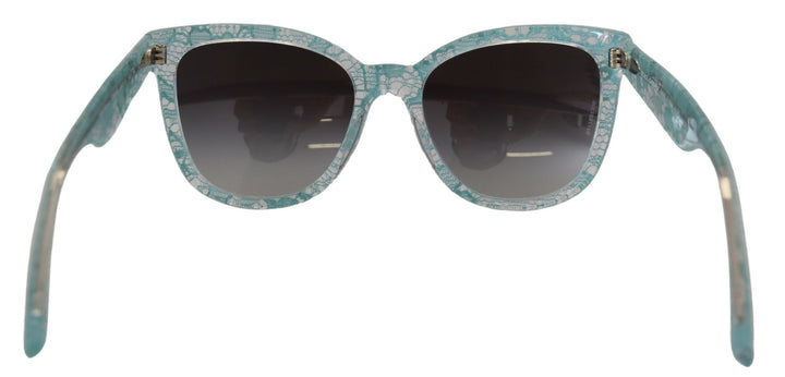 Blaue DG4190 Spitze Kristall Acetat Schmetterling Sonnenbrille