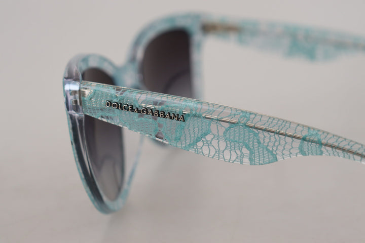 Blaue DG4190 Spitze Kristall Acetat Schmetterling Sonnenbrille
