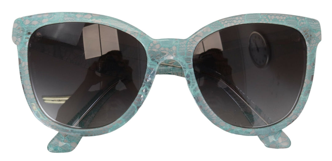 Blaue DG4190 Spitze Kristall Acetat Schmetterling Sonnenbrille