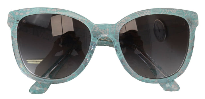 Blaue DG4190 Spitze Kristall Acetat Schmetterling Sonnenbrille