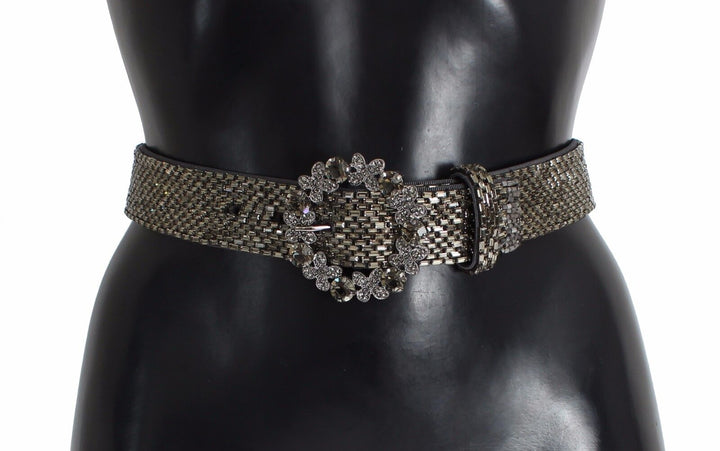 Sequined Swarovski crystal waist belt