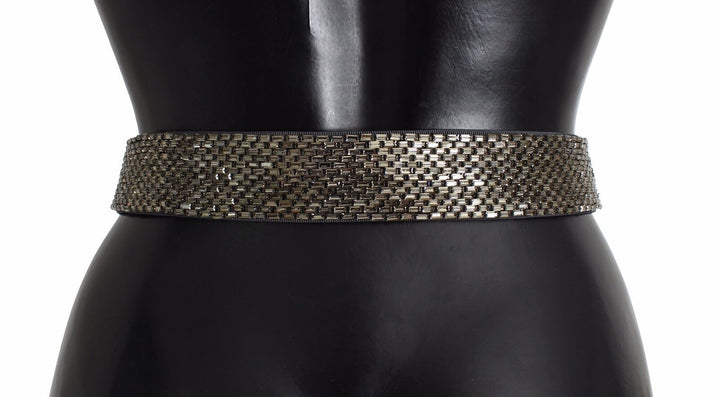 Sequined Swarovski crystal waist belt