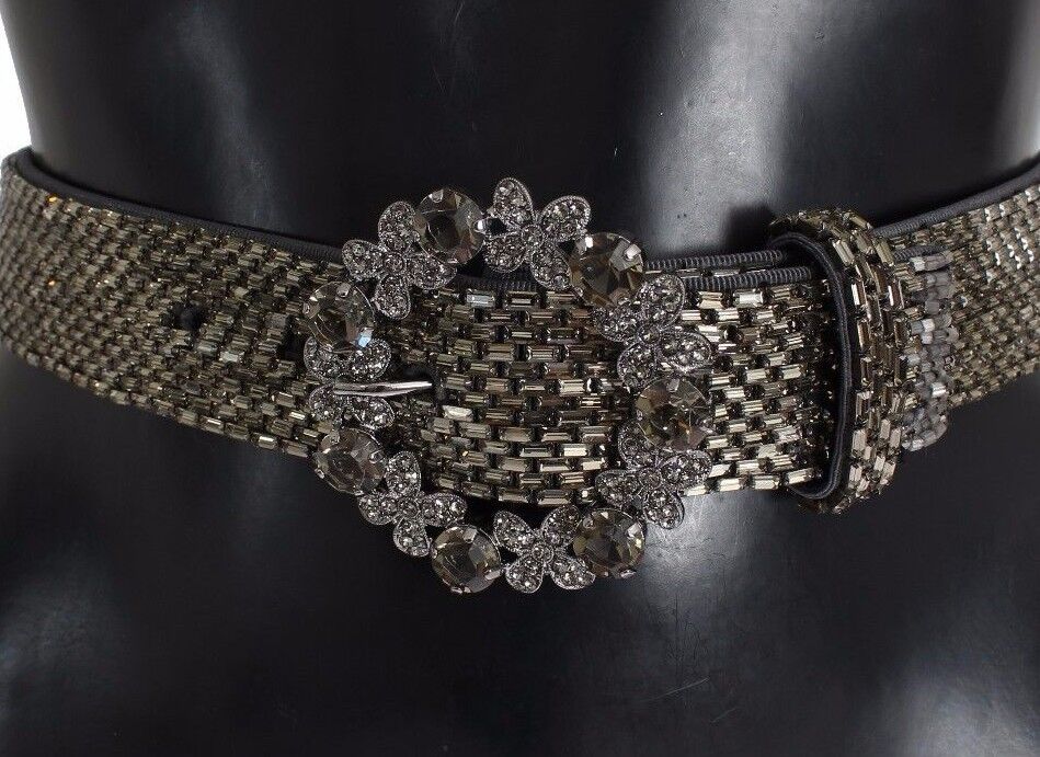 Sequined Swarovski crystal waist belt