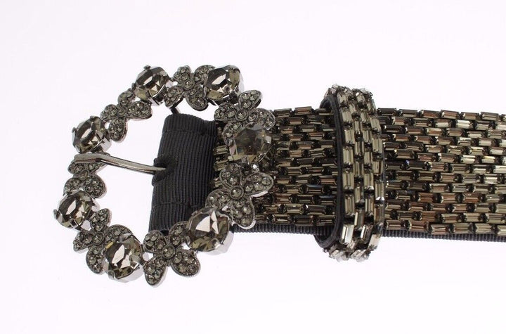 Sequined Swarovski crystal waist belt
