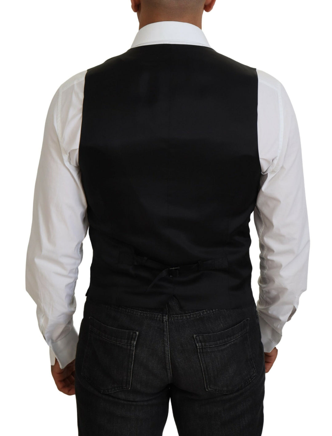 Elegant black vest for formal occasions