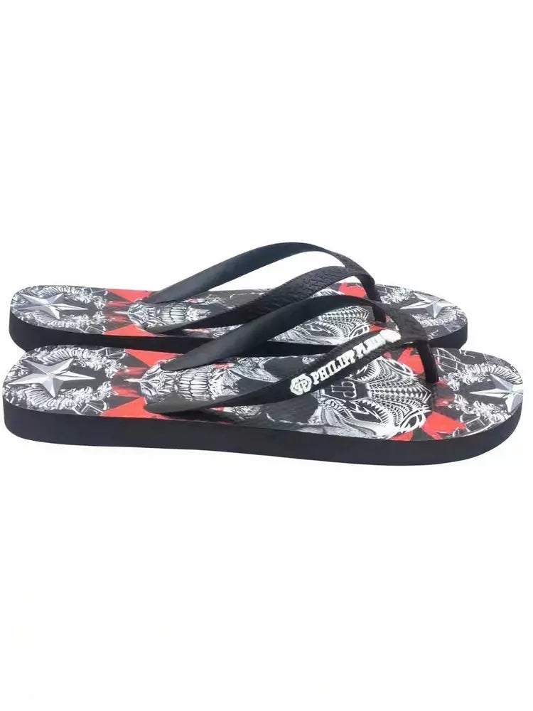 Multicolor Polyester Damen Sandale