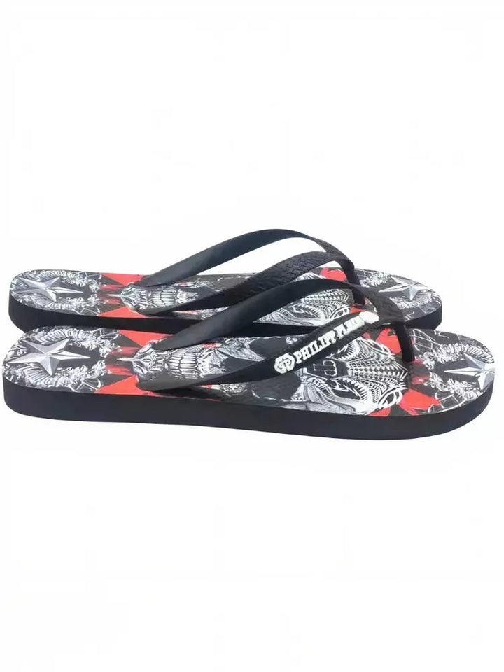 Multicolor Polyester Damen Sandale
