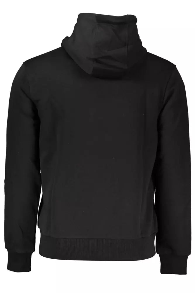 Cavalli Class Schwarzer Baumwollpullover für Männer