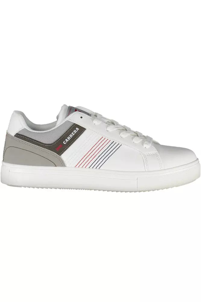 Carrera Weißes Eco Leder Herren Sneaker