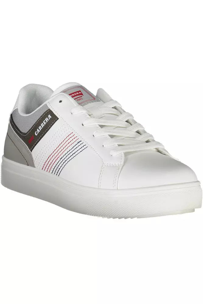 Carrera Weißes Eco Leder Herren Sneaker