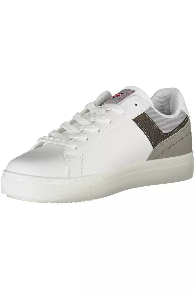 Carrera Weißes Eco Leder Herren Sneaker