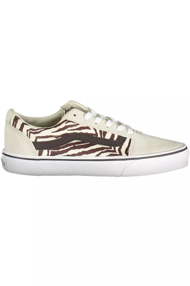 Vans Beige Leder Damen Sneaker