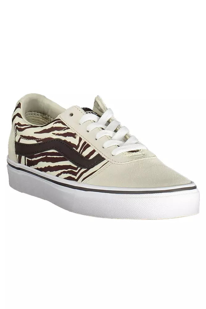 Vans Beige Leder Damen Sneaker