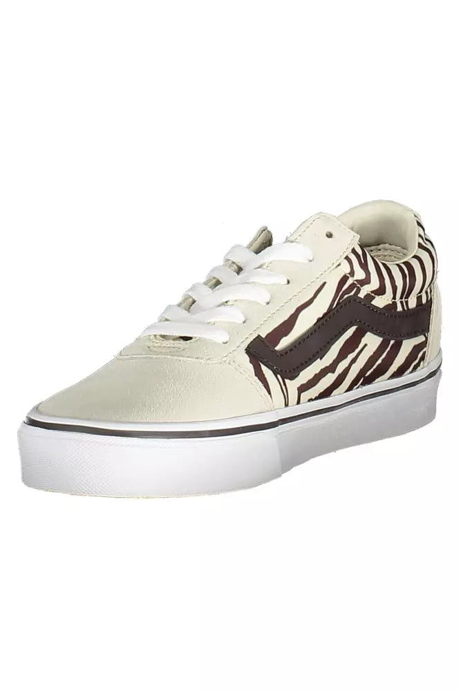 Vans Beige Leder Damen Sneaker