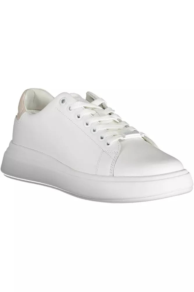 Calvin Klein Weißes Leder Damen Sneaker