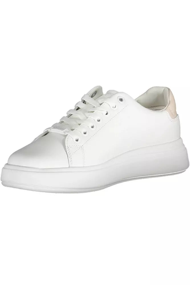 Calvin Klein Weißes Leder Damen Sneaker