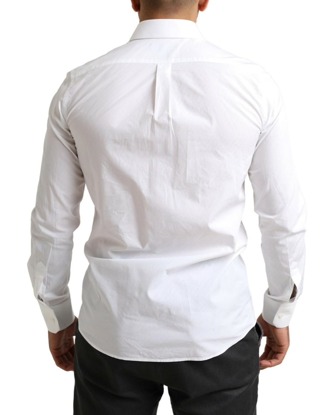 Weißes MARTINI Baumwollkleid Formelles Hemd