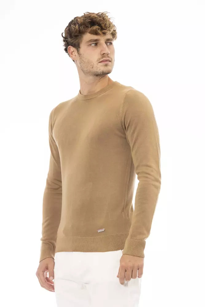 Beige Modal Men's Sweater
