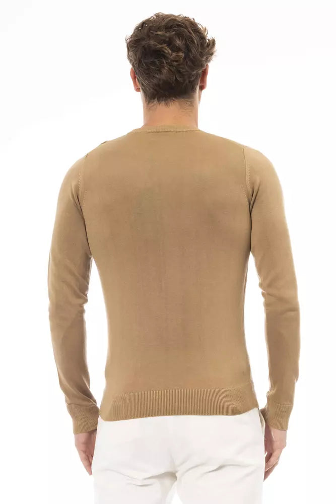 Beige Modal Men's Sweater
