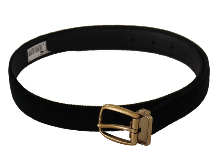 Chic velvet belt elegance